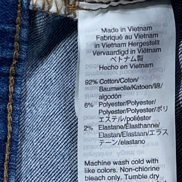 Madewell Jeans Women 24 Cali Demi Boot Cropped High Rise Demin Blue‎ Mid - Picture 8 of 11